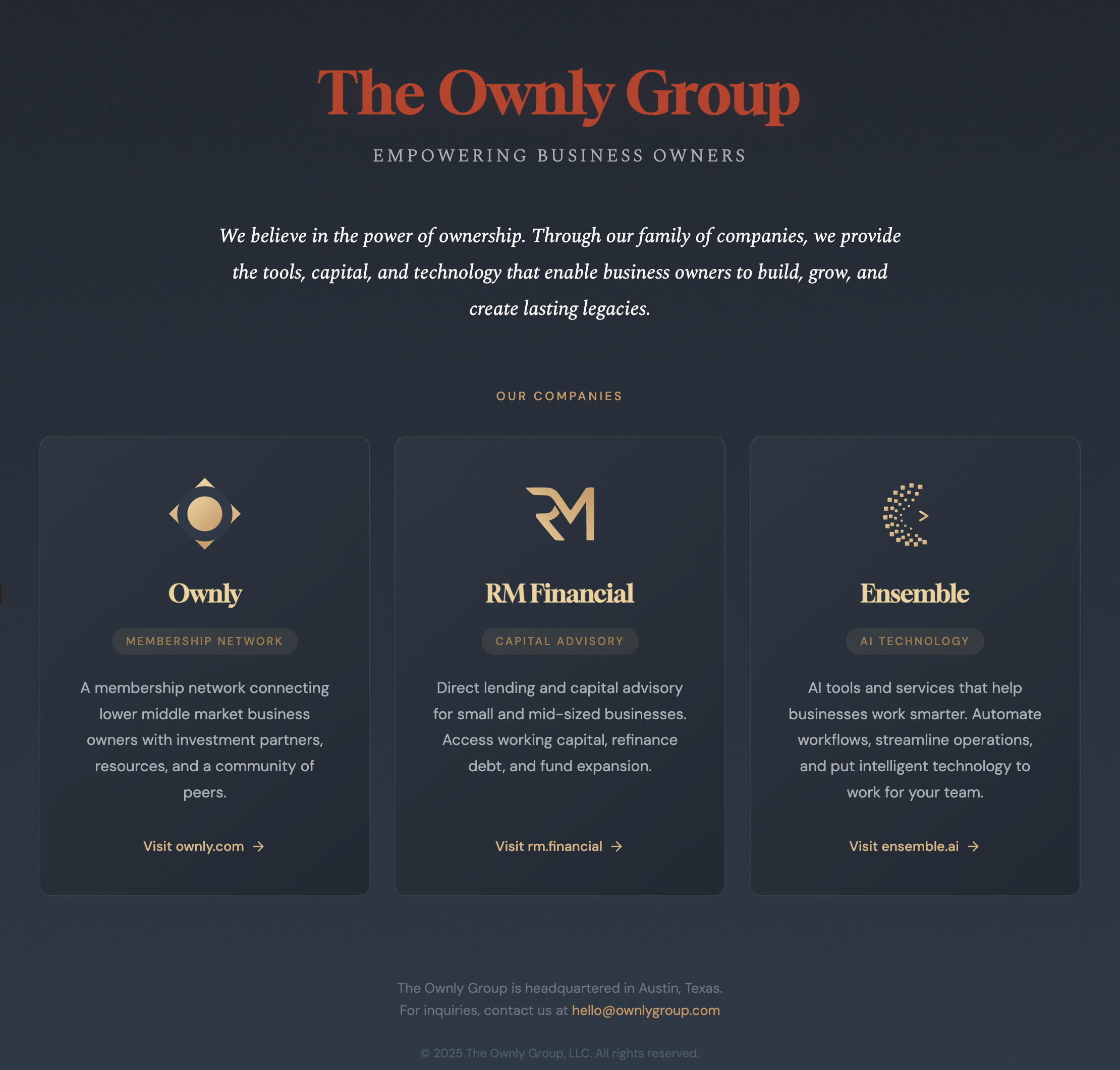 Ownly Rto Software The Ownly Group - Empowering Business Owners